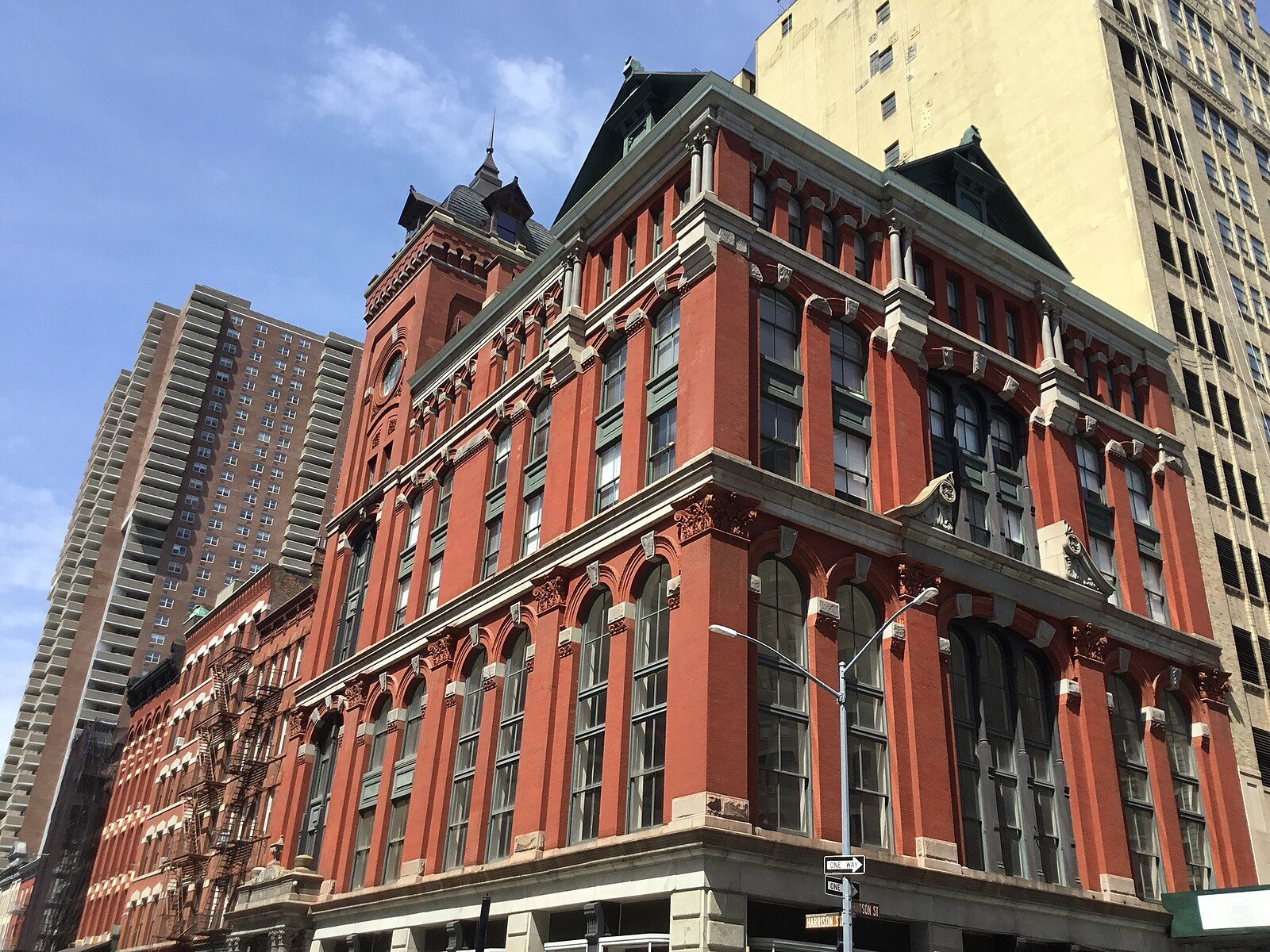 The former New York Mercantile Exchange on Harrison Street